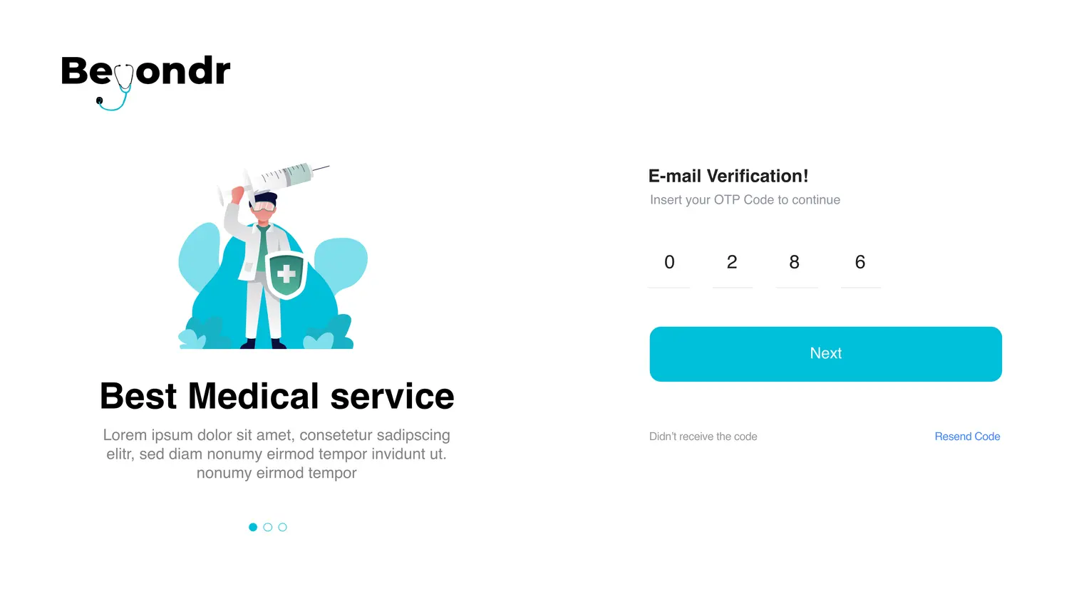 Beyondr web platform — screen 8.