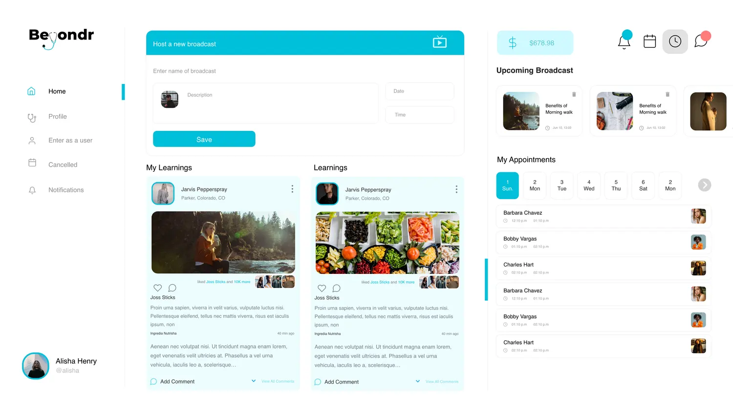 Beyondr web platform — screen 23.