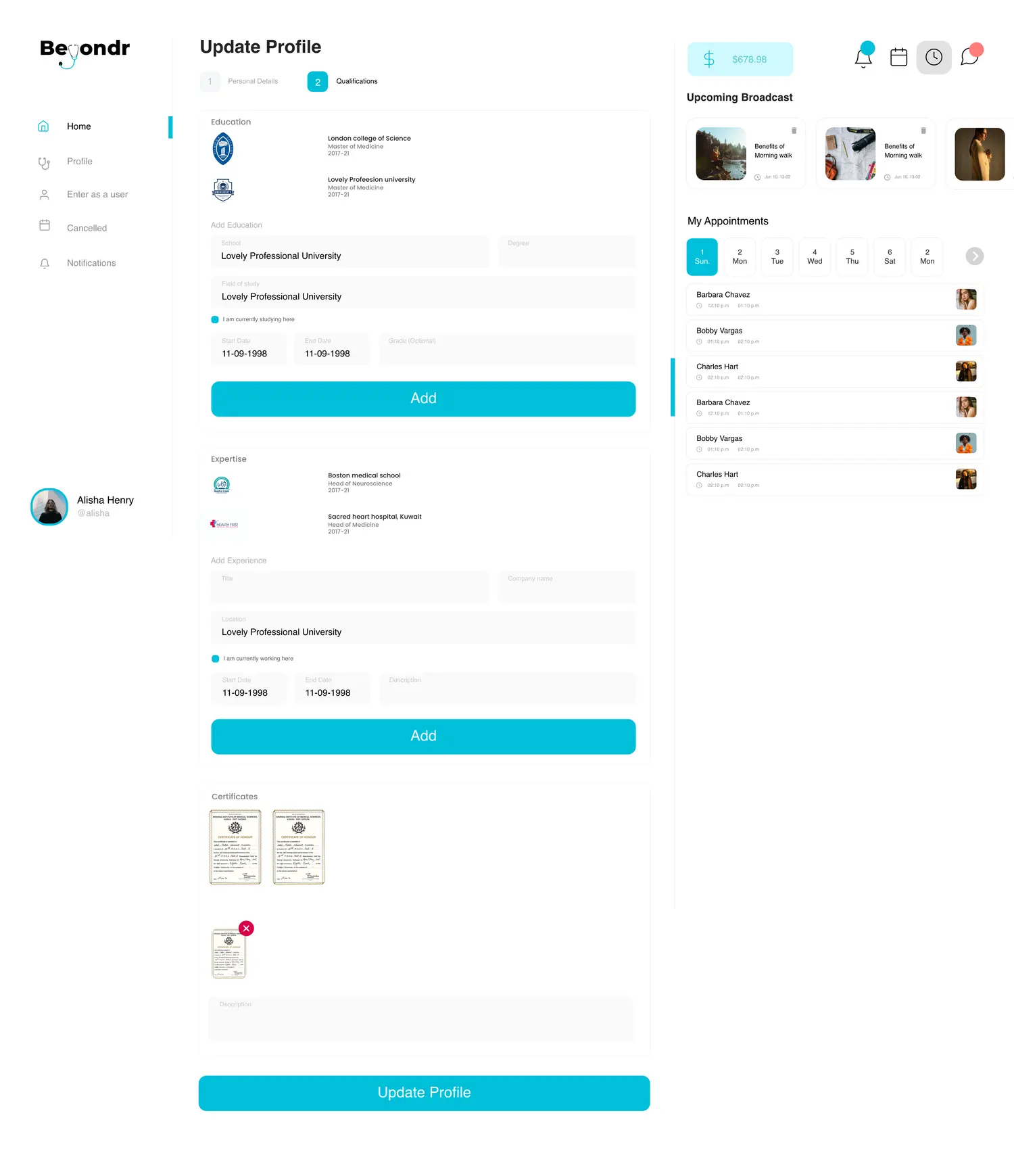 Beyondr web platform — screen 41.