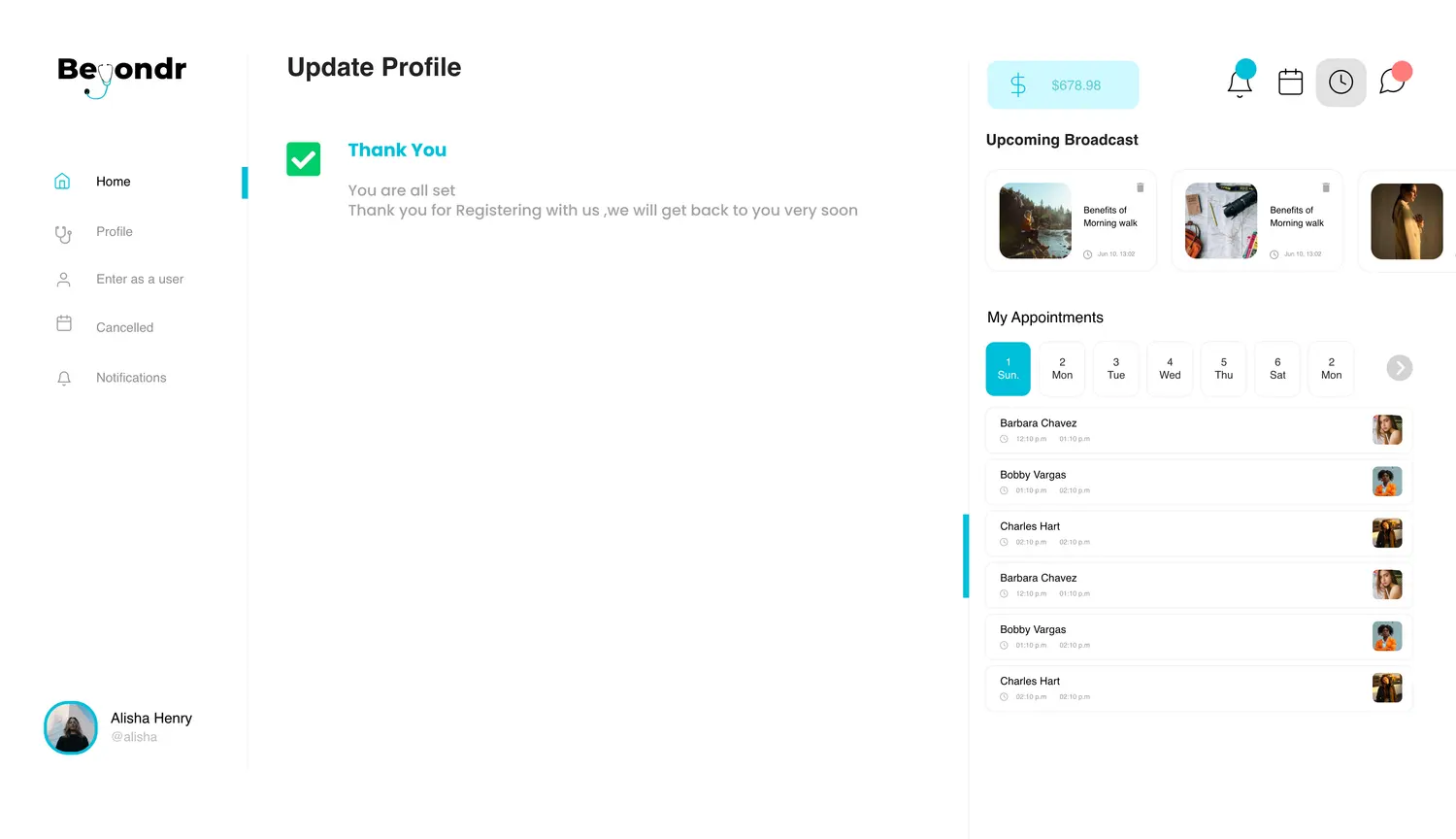 Beyondr web platform — screen 42.