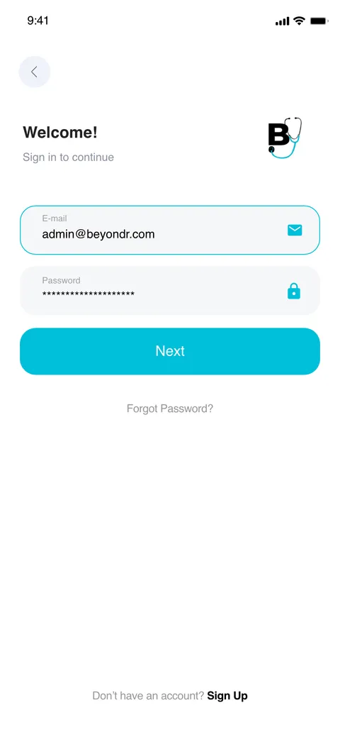 Beyondr mobile app — screen 6.
