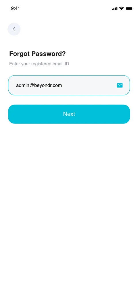 Beyondr mobile app — screen 8.
