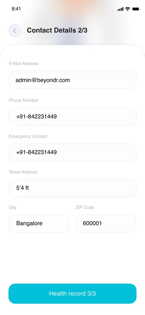 Beyondr mobile app — screen 11.