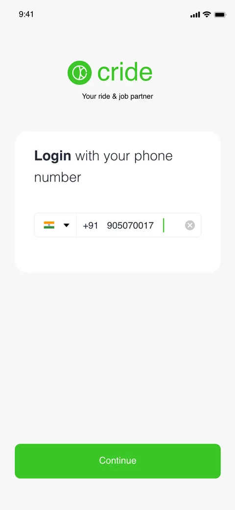 Cride app — screen 5.
