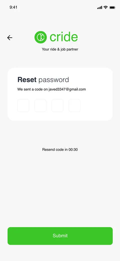 Cride app — screen 12.