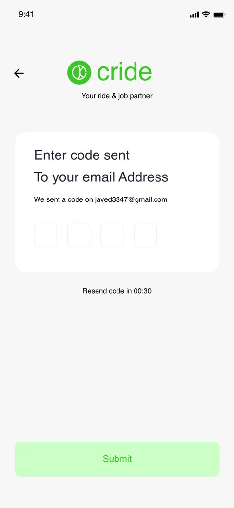 Cride app — screen 14.
