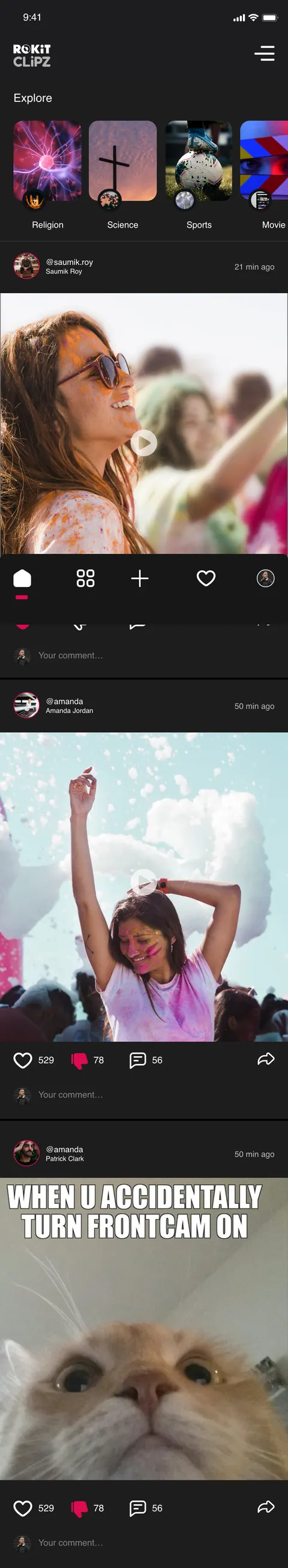 ROKiT Clipz app — screen 3.