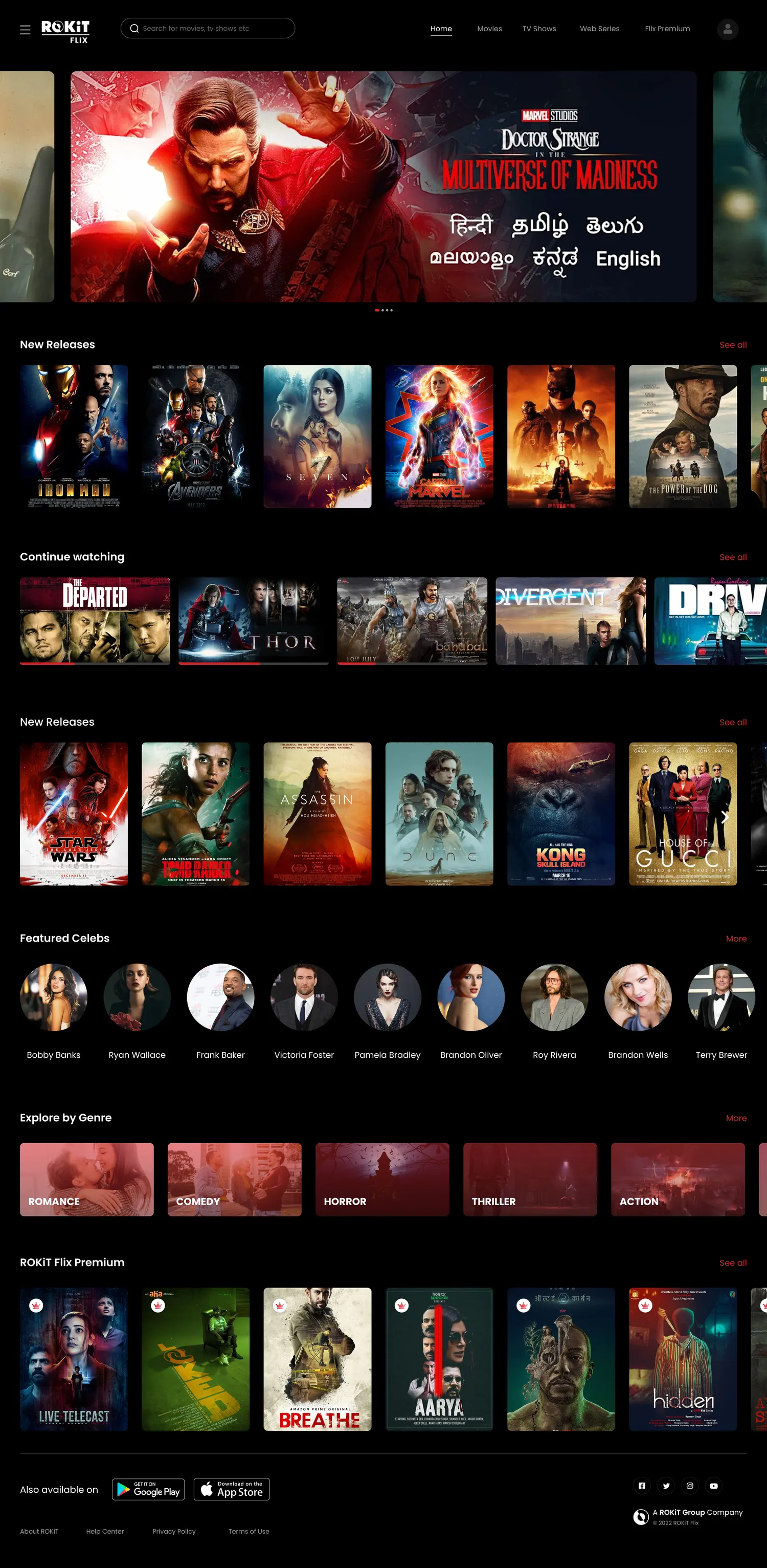 ROKiT Flix web — screen 22.