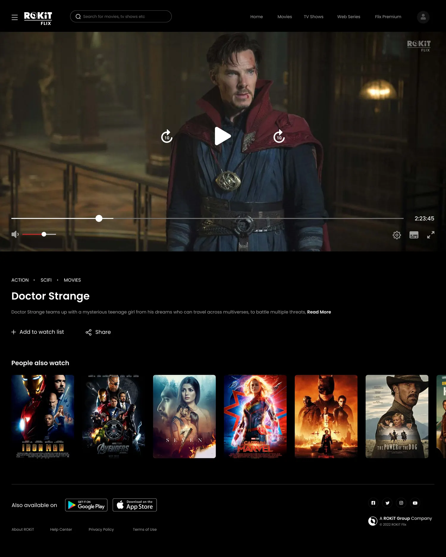 ROKiT Flix web — screen 33.