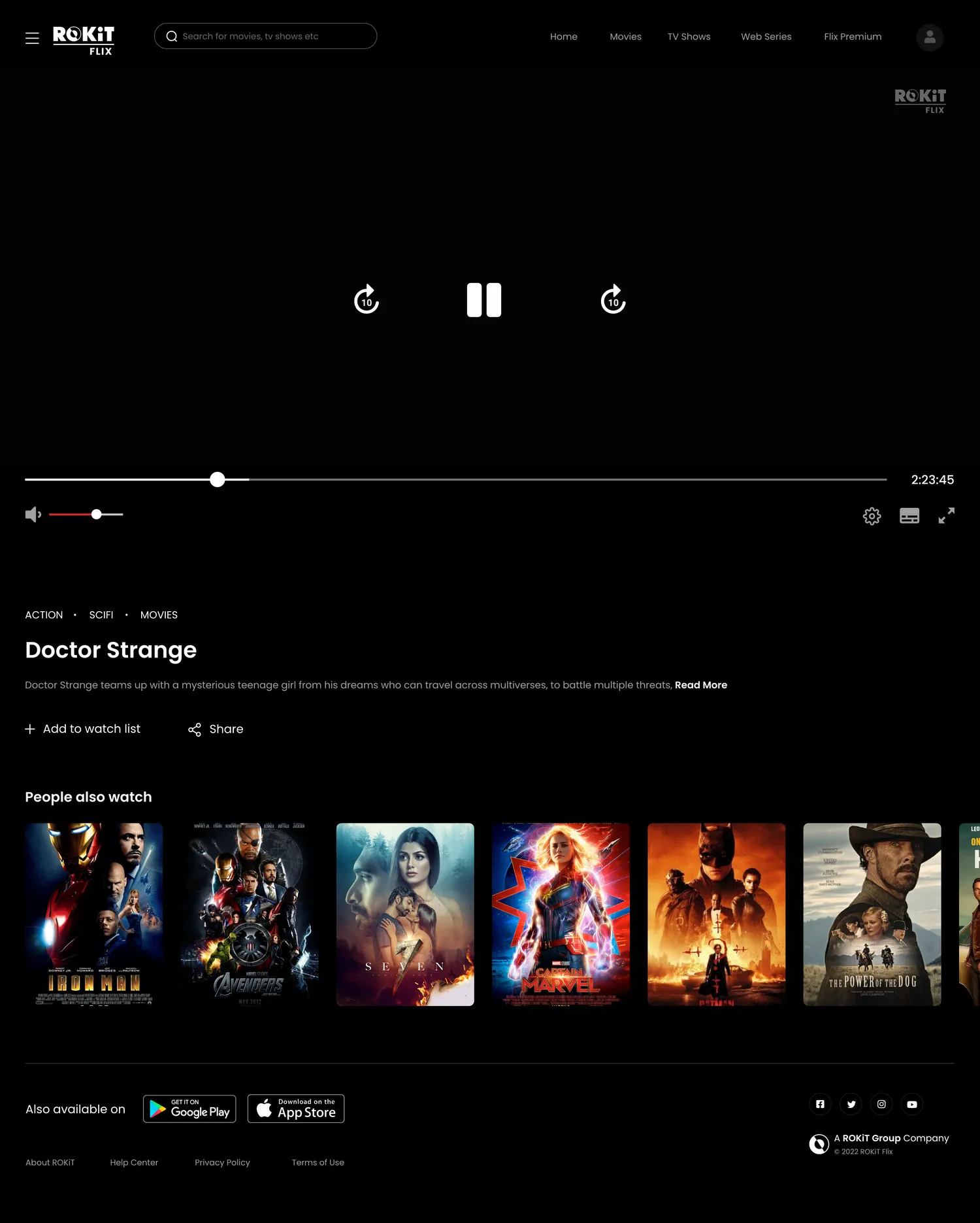 ROKiT Flix web — screen 35.