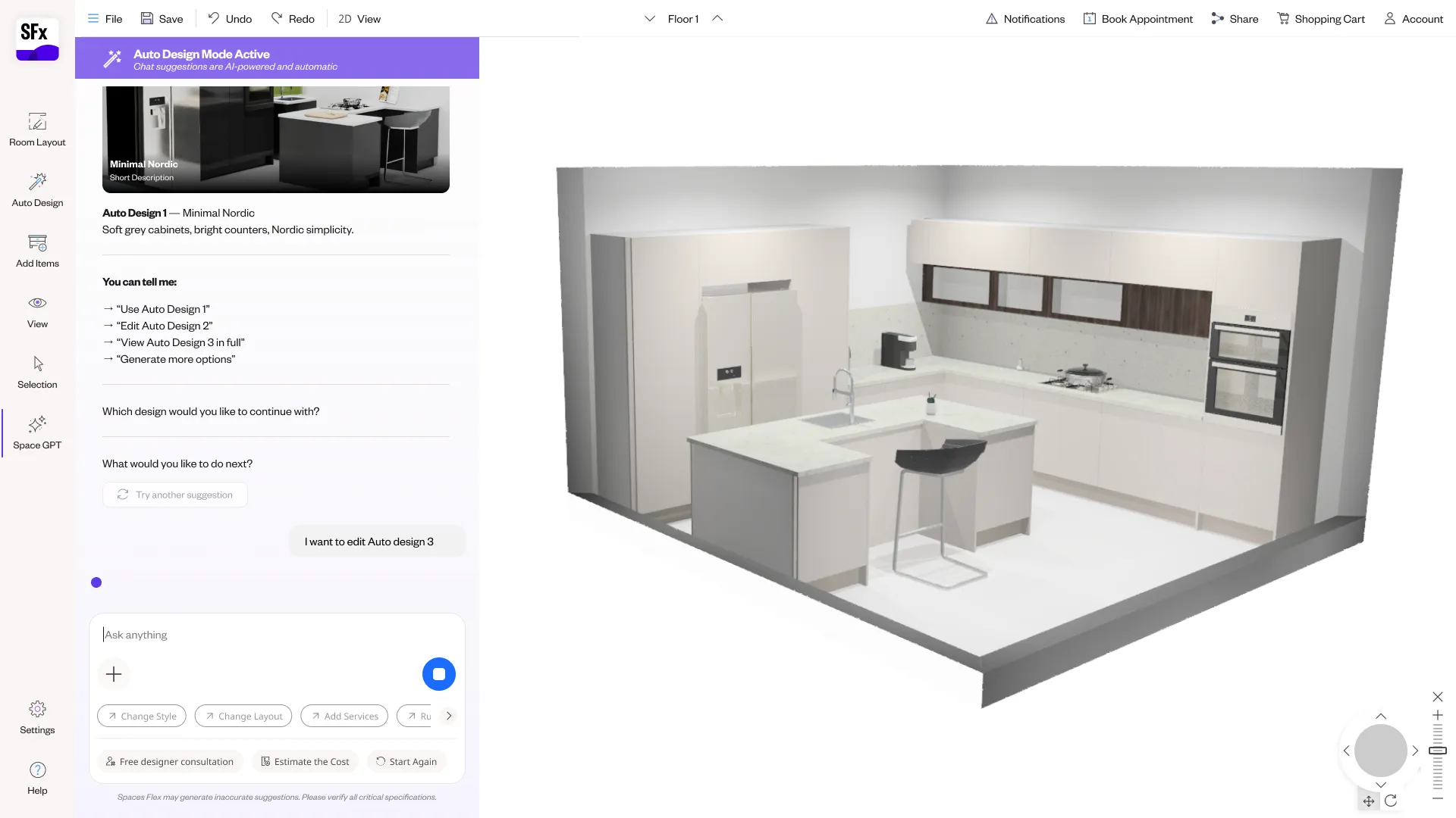 Spaces Flex NLP planner — screen 56.