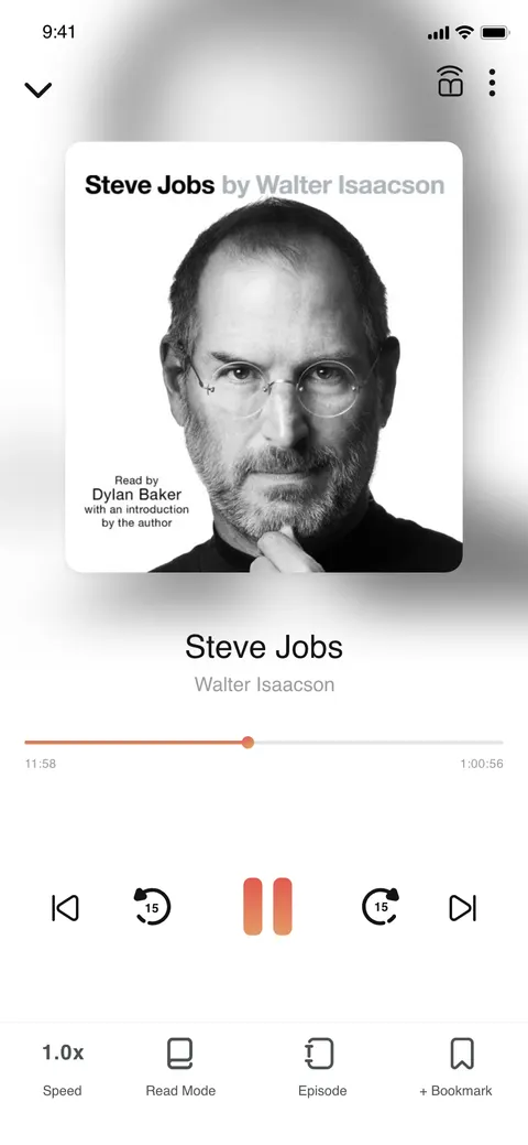 Audiobooks & Podcasts — screen 2.