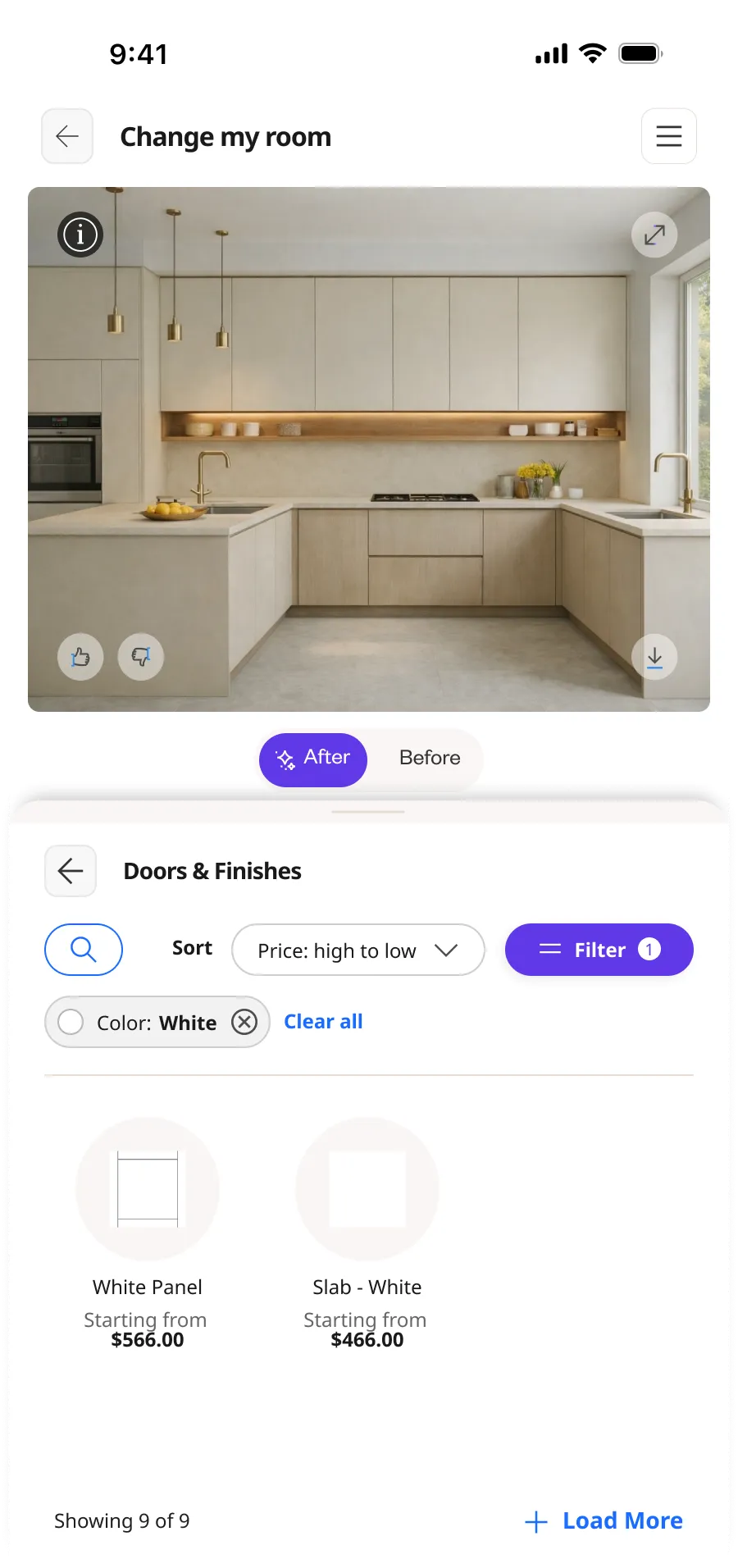 Intelligent search mobile — screen 5.