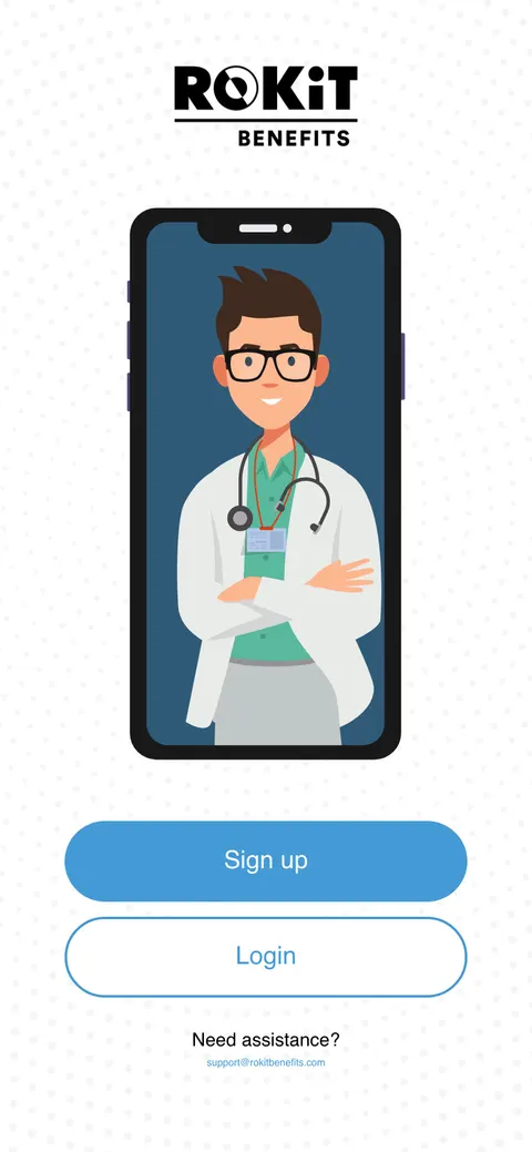ROKiT Benefits mobile — screen 1.