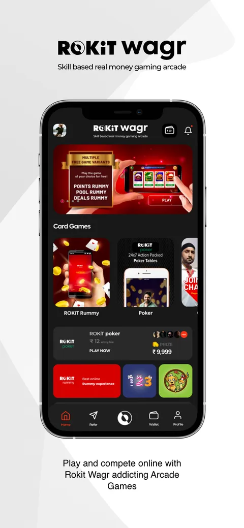 Wagr app — screen 1.