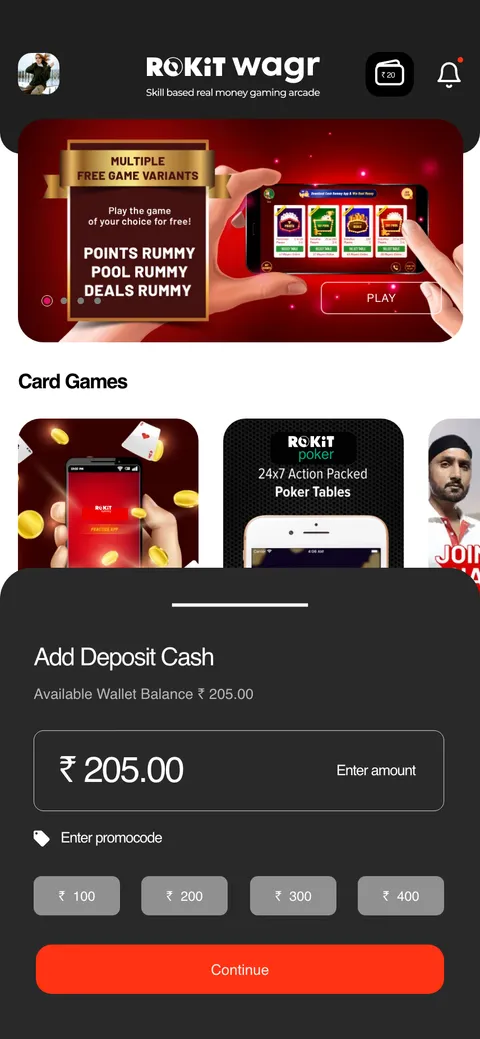 Wagr app — screen 31.