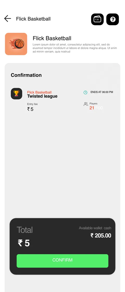 Wagr app — screen 43.