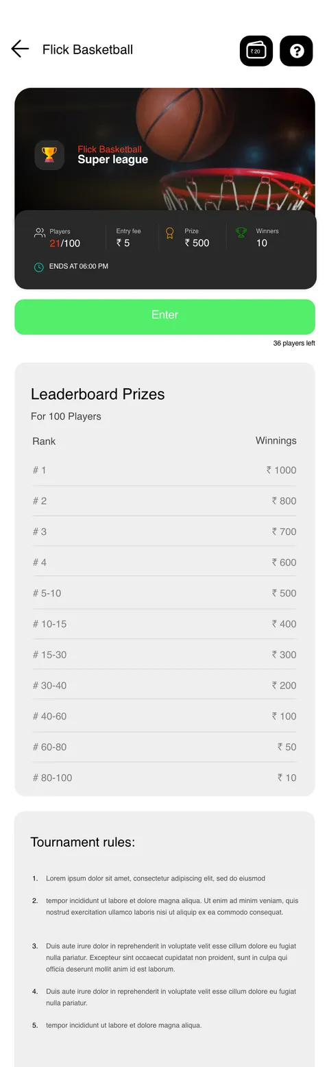 Wagr app — screen 44.